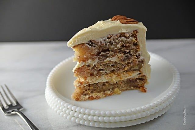 Hummingbird Cake Recipe | ©addapinch.com