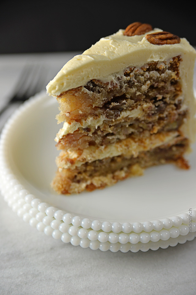 Hummingbird Cake Recipe | ©addapinch.com