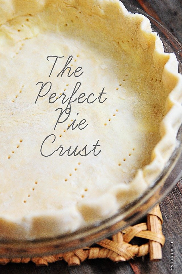 The PERFECT Pie Crust every time! addapinch.com